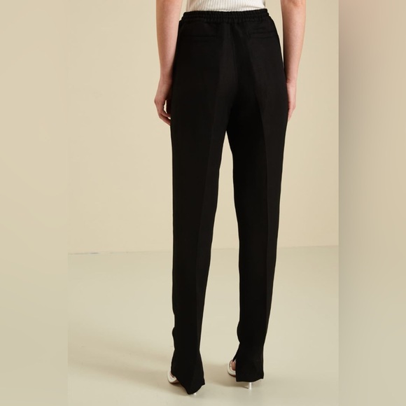 Sportmax by Max Mara Label-cut Trousers Sz:Small US4 IT38 Fall/WinterColor:Black - Picture 4 of 4